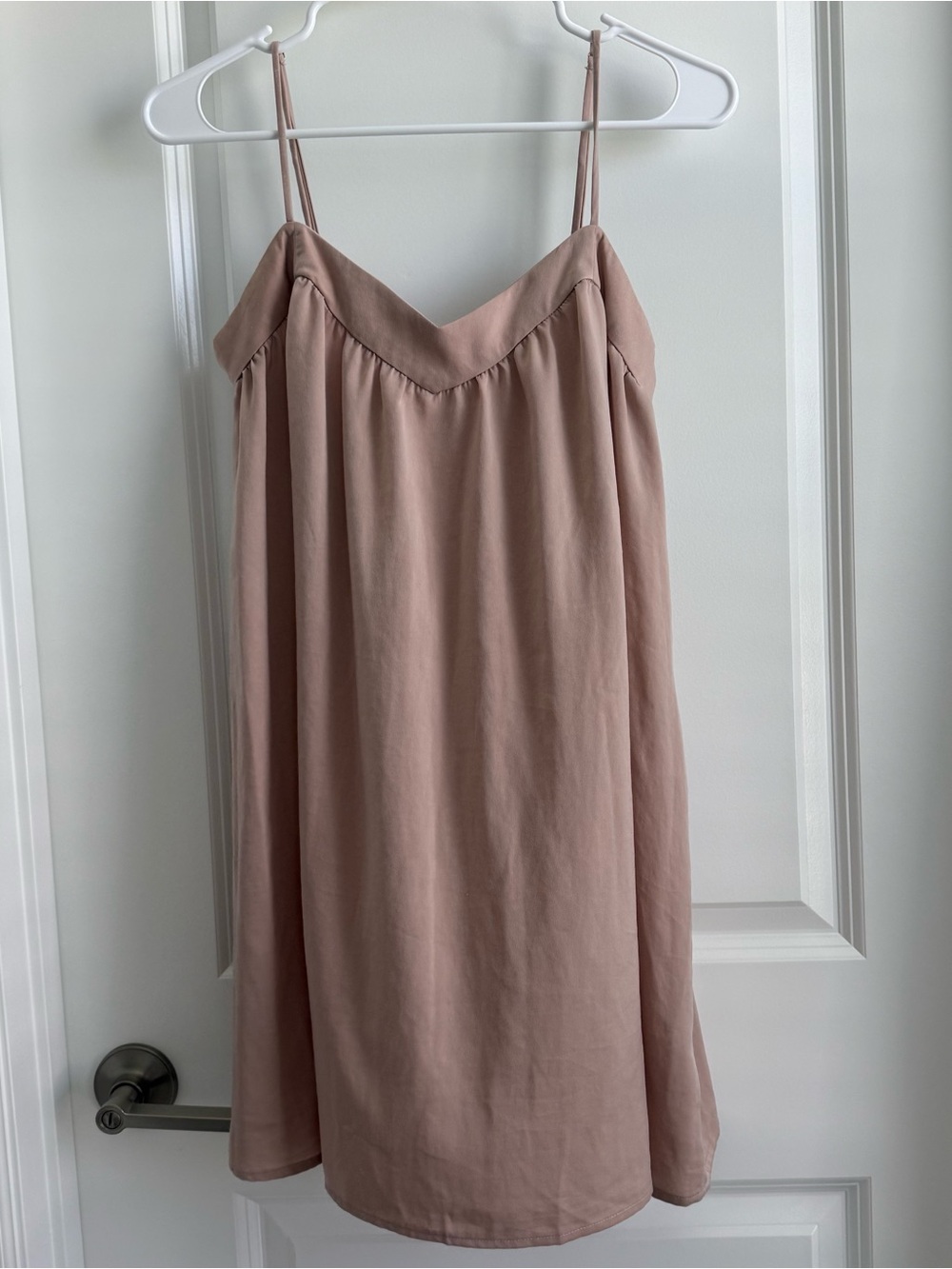 Blush Pink Spaghetti Strap Slip Dress